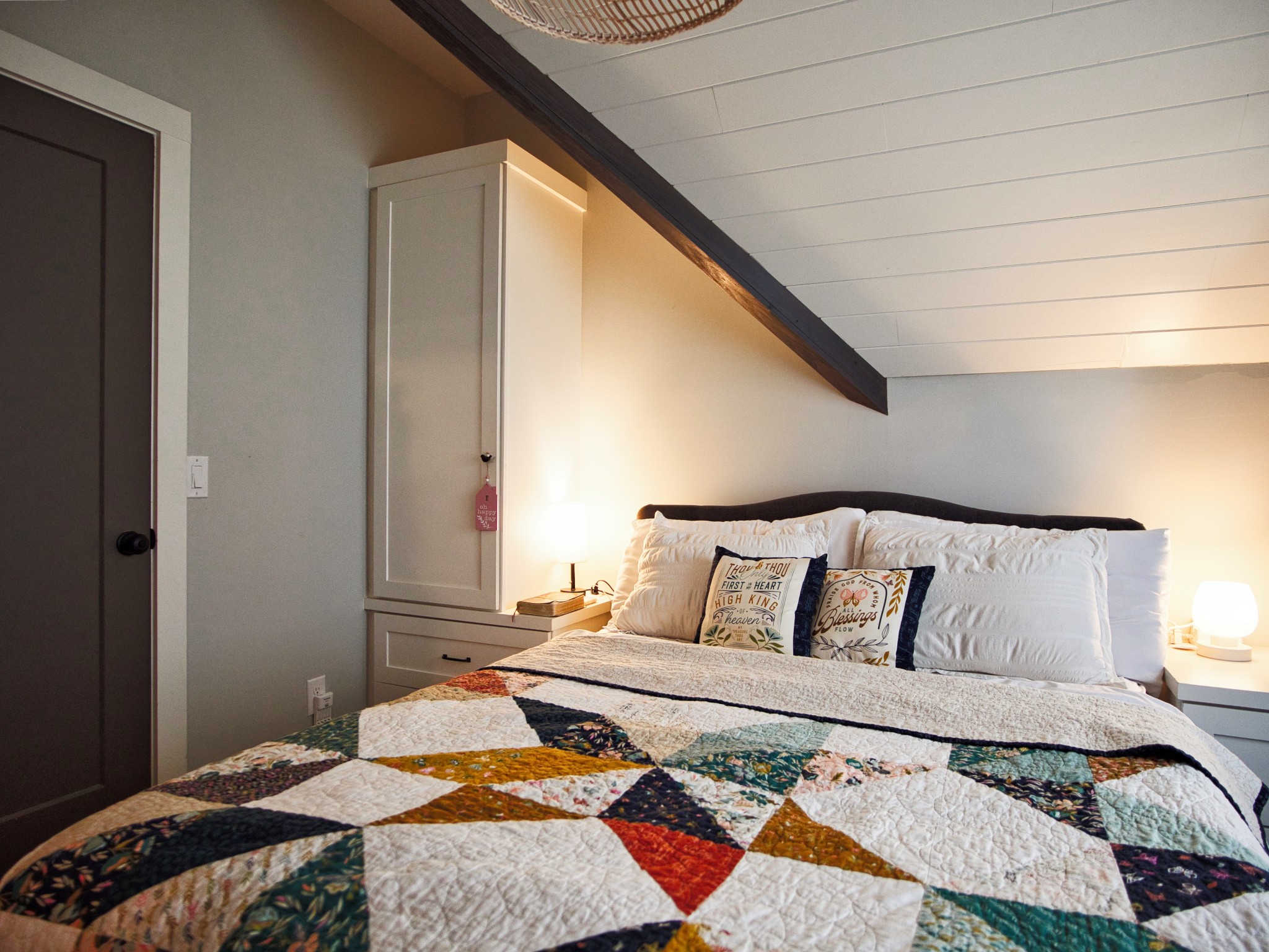 450 Lowe Branch Road Centerville, TN 37033 - Photo 78 of 100 a bedroom with a bed and a night stand