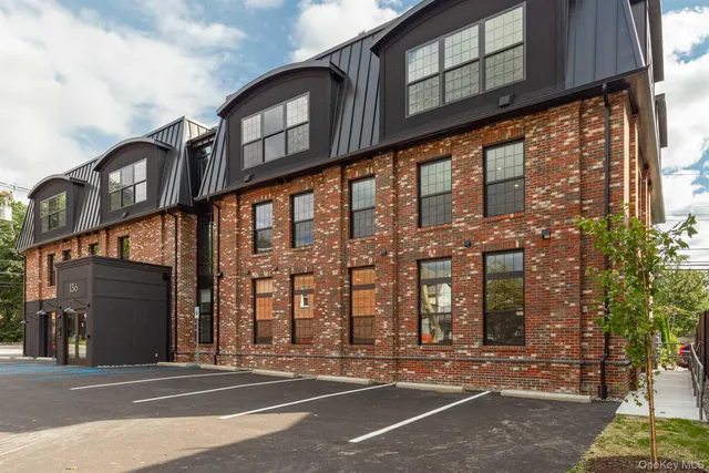 a front view of a building