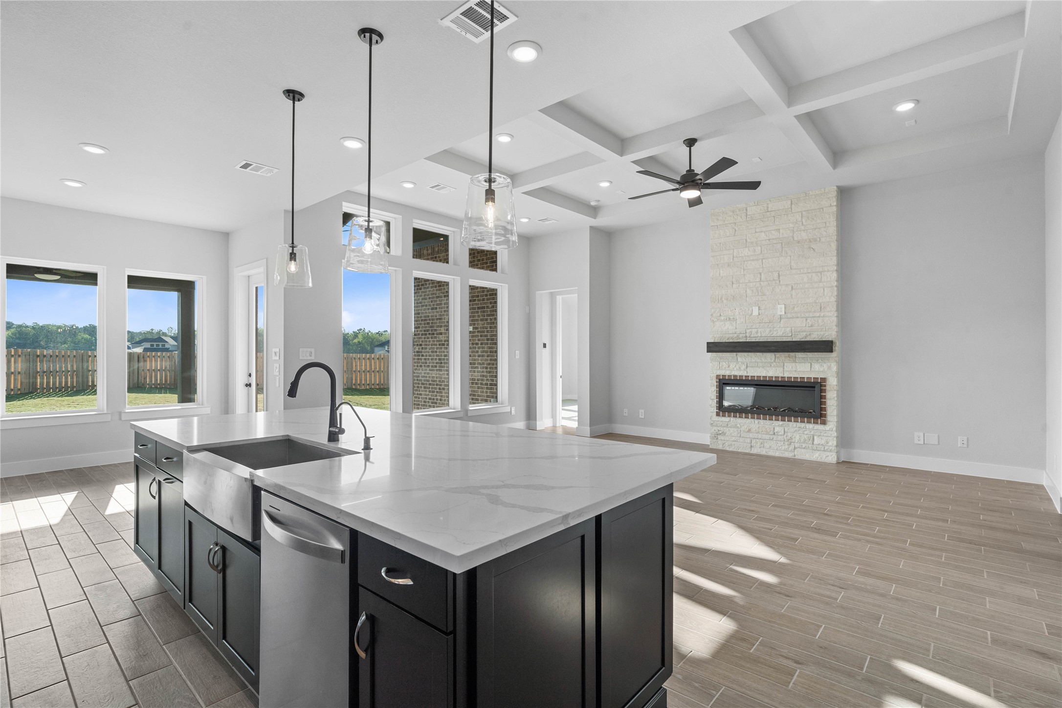 2114 Rowl Street Montgomery, TX 77316 - Photo 30 of 50 Commanding view of the open-concept design—perfect for keeping everyone connected!