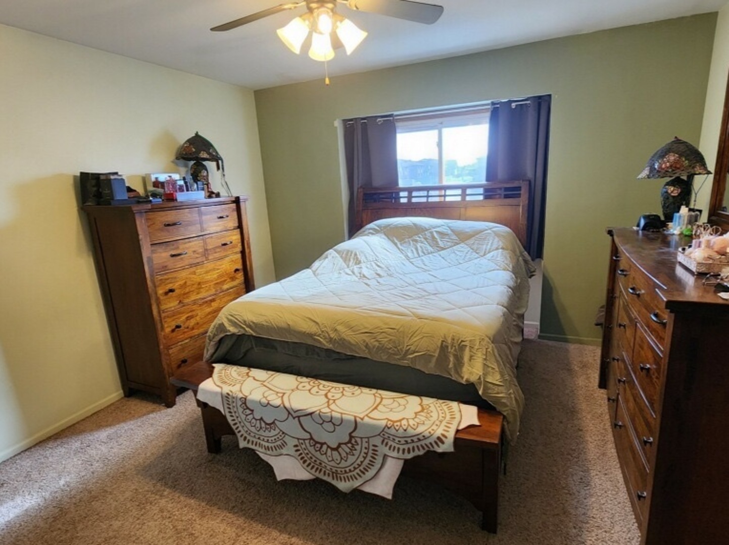 6440 Pamela Lane, Unit 12 Chicago Ridge, IL 60415 - Photo 8 of 15 a bedroom with a bed and furniture