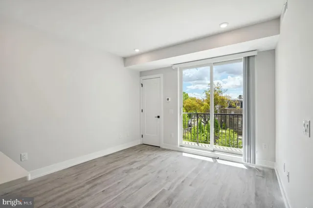 a view of city from a balcony