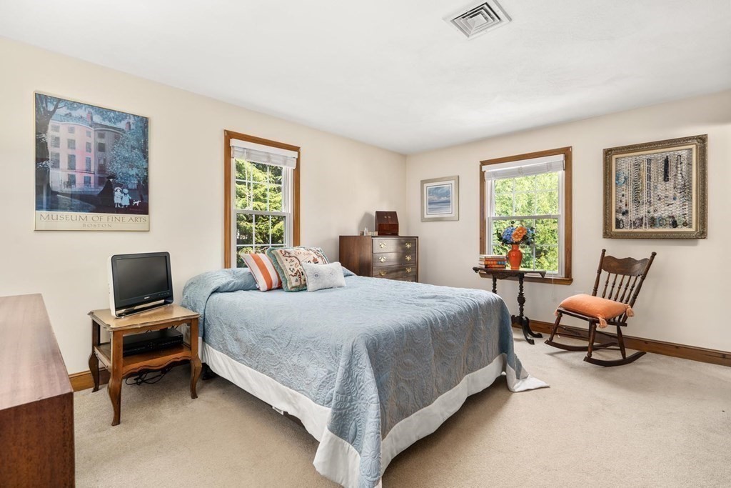 14 Independence Drive Brookline, MA 02467 - Photo 17 of 35 a bedroom with a bed wooden floor and a window