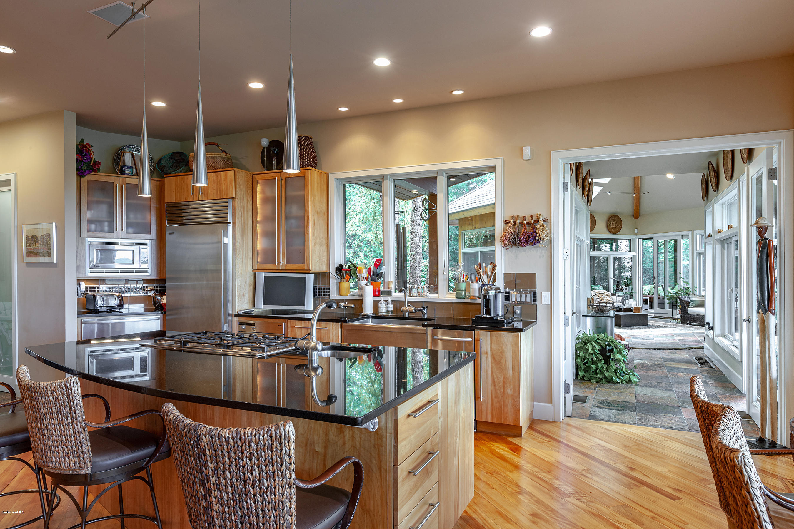 179 Mt Hunger Road Monterey, MA 01245 - Photo 21 of 66 KITCHEN ISLAND WITH INFORMAL EATING BAR