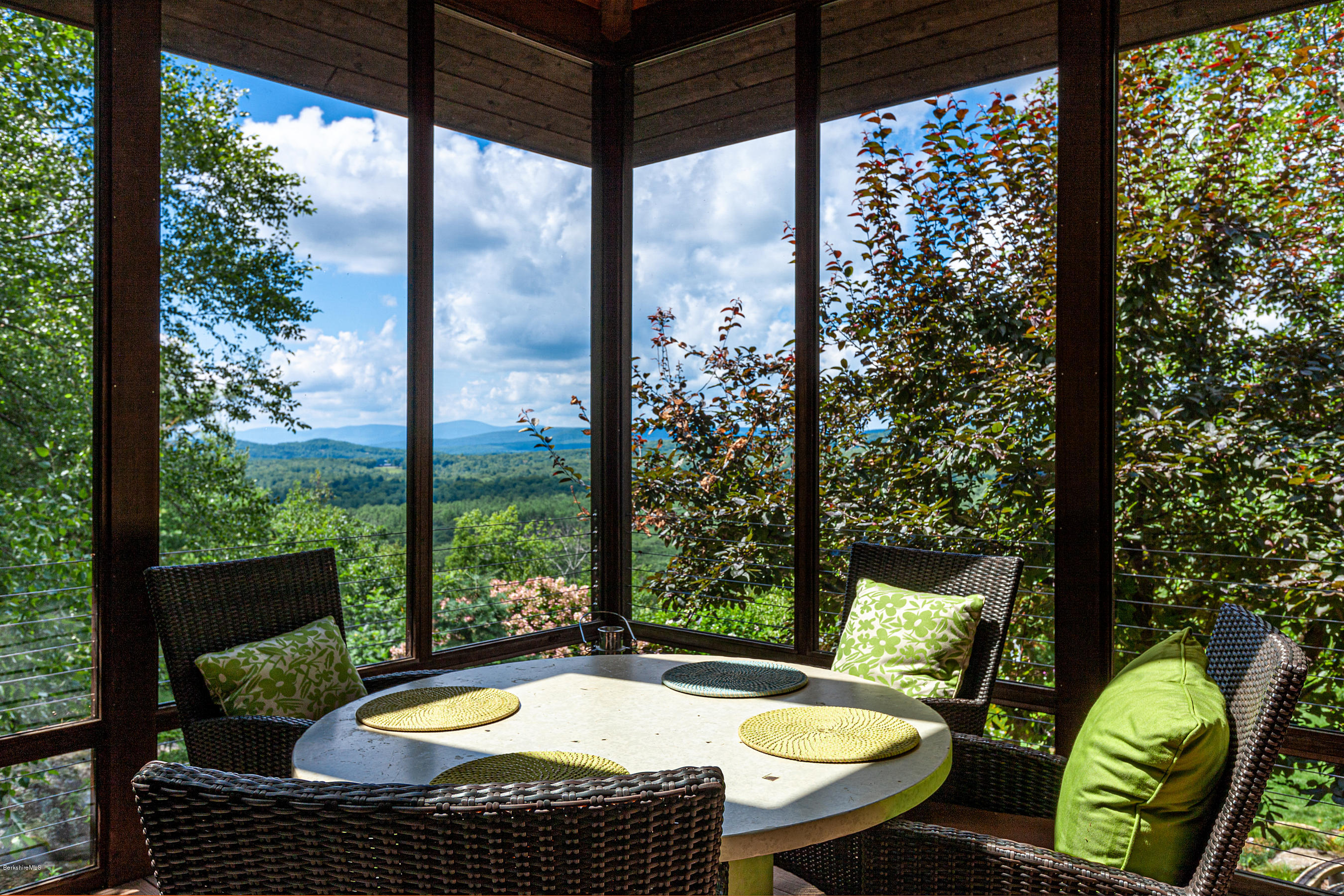 179 Mt Hunger Road Monterey, MA 01245 - Photo 33 of 66 SCREENED PORCH WITH A VIEW