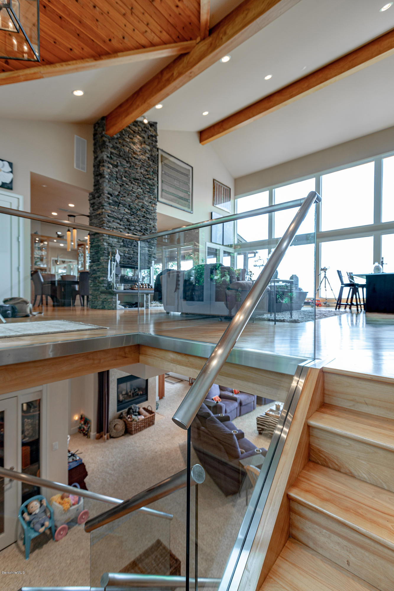 179 Mt Hunger Road Monterey, MA 01245 - Photo 41 of 66 STAIRWAY TO LOWER LEVEL