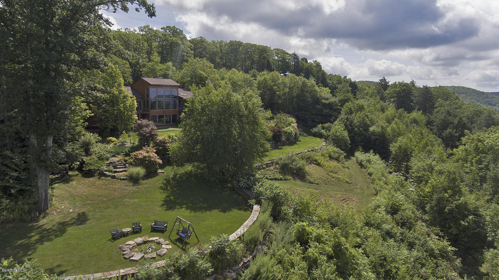 179 Mt Hunger Road Monterey, MA 01245 - Photo 47 of 66 ABOVE THE FIRE PIT
