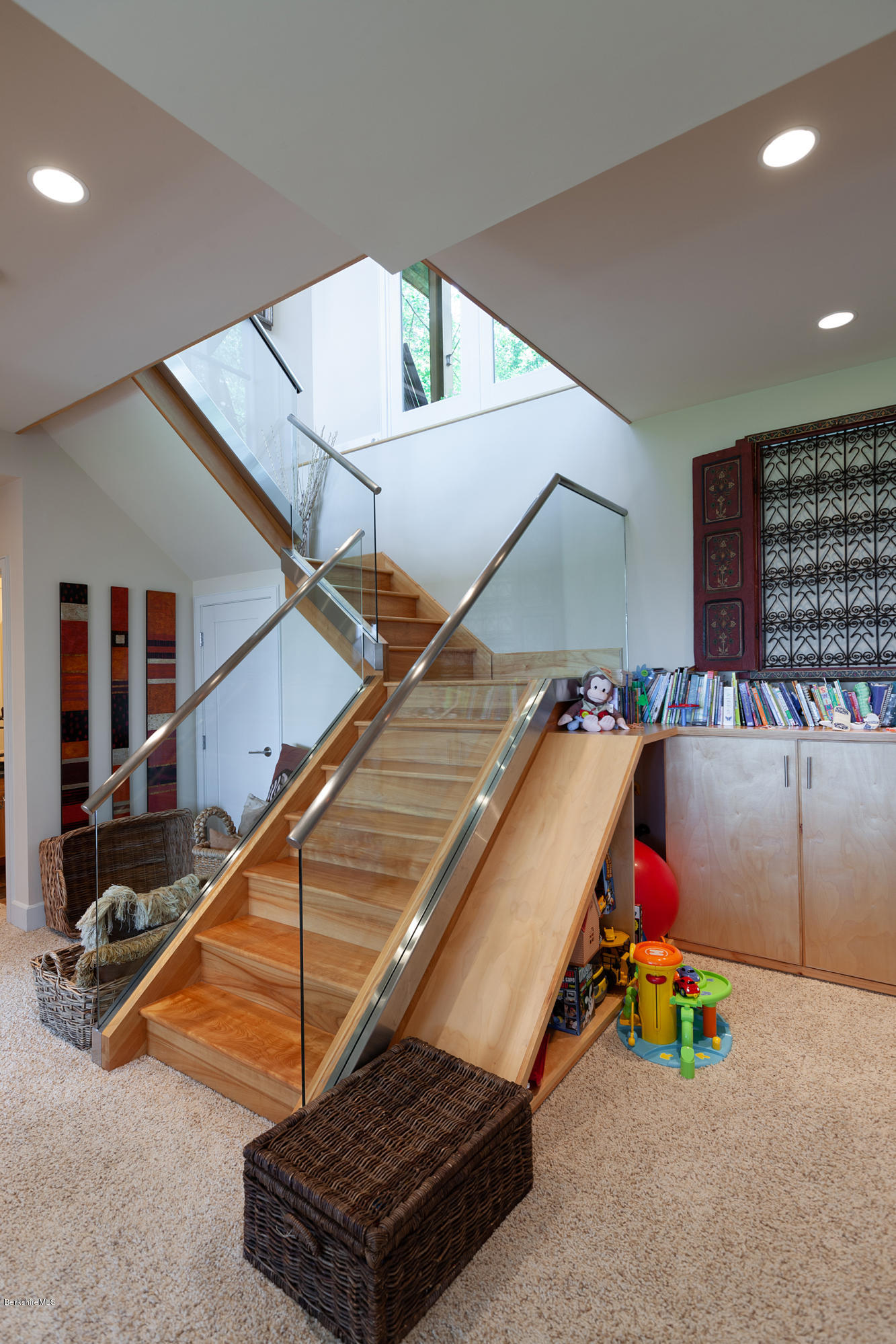 179 Mt Hunger Road Monterey, MA 01245 - Photo 51 of 66 LOWER LEVEL STAIRWAY