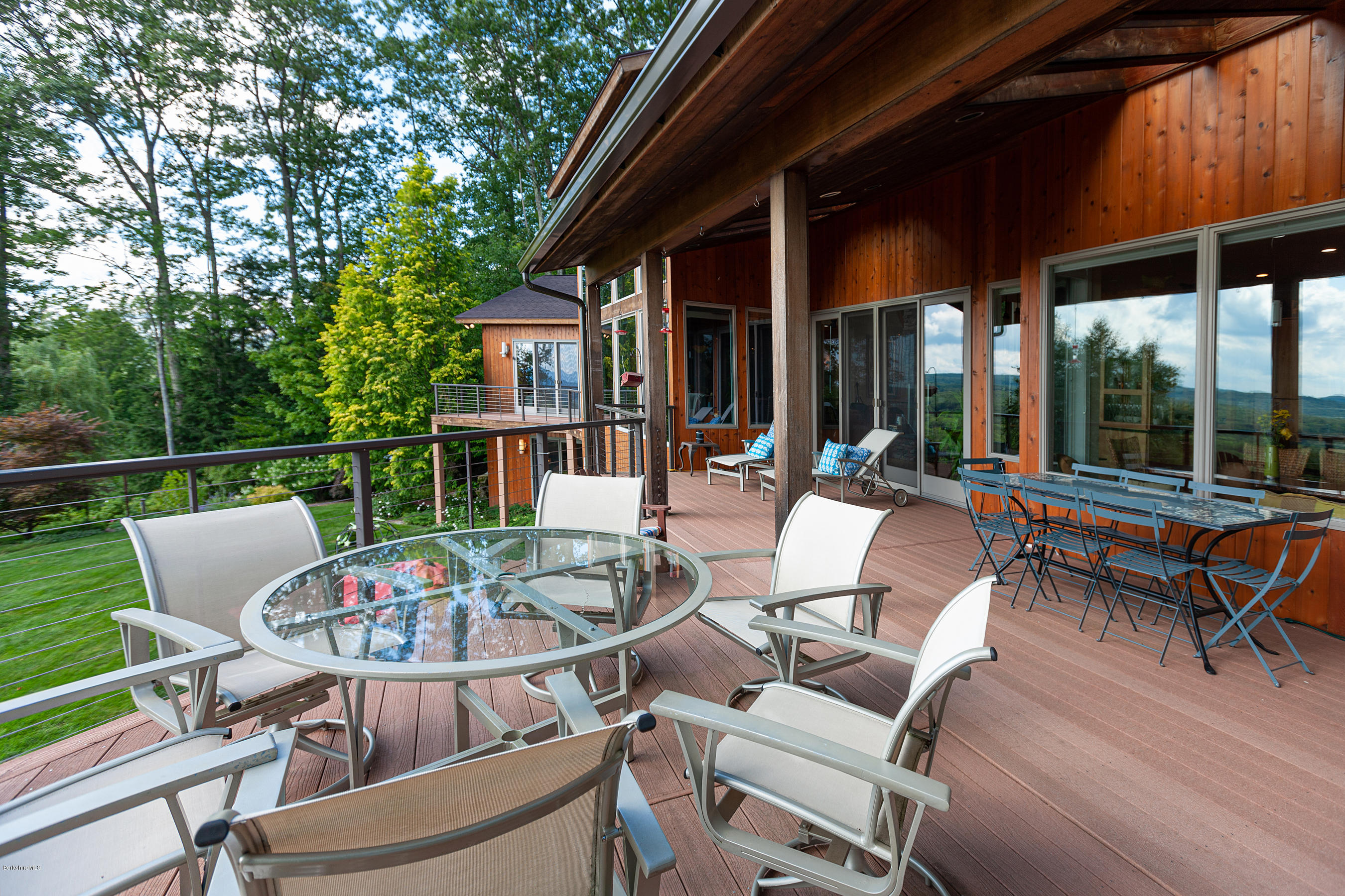179 Mt Hunger Road Monterey, MA 01245 - Photo 58 of 66 PLENTY OF SPACE TO GATHER ON THE DECKING