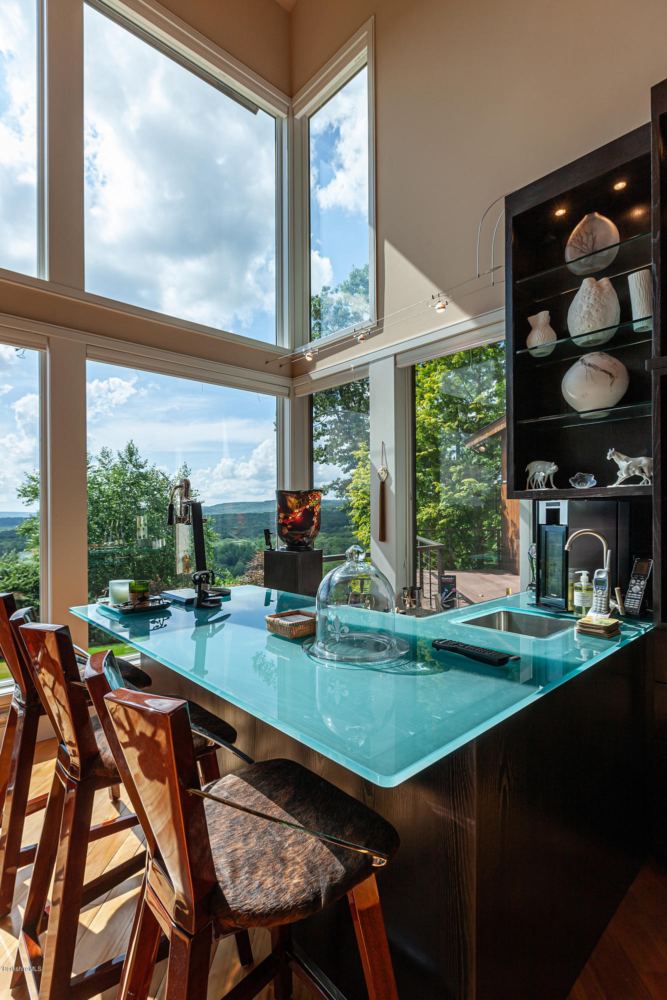 179 Mt Hunger Road Monterey, MA 01245 - Photo 8 of 66 CORNER WET BAR IN THE GREAT ROOM