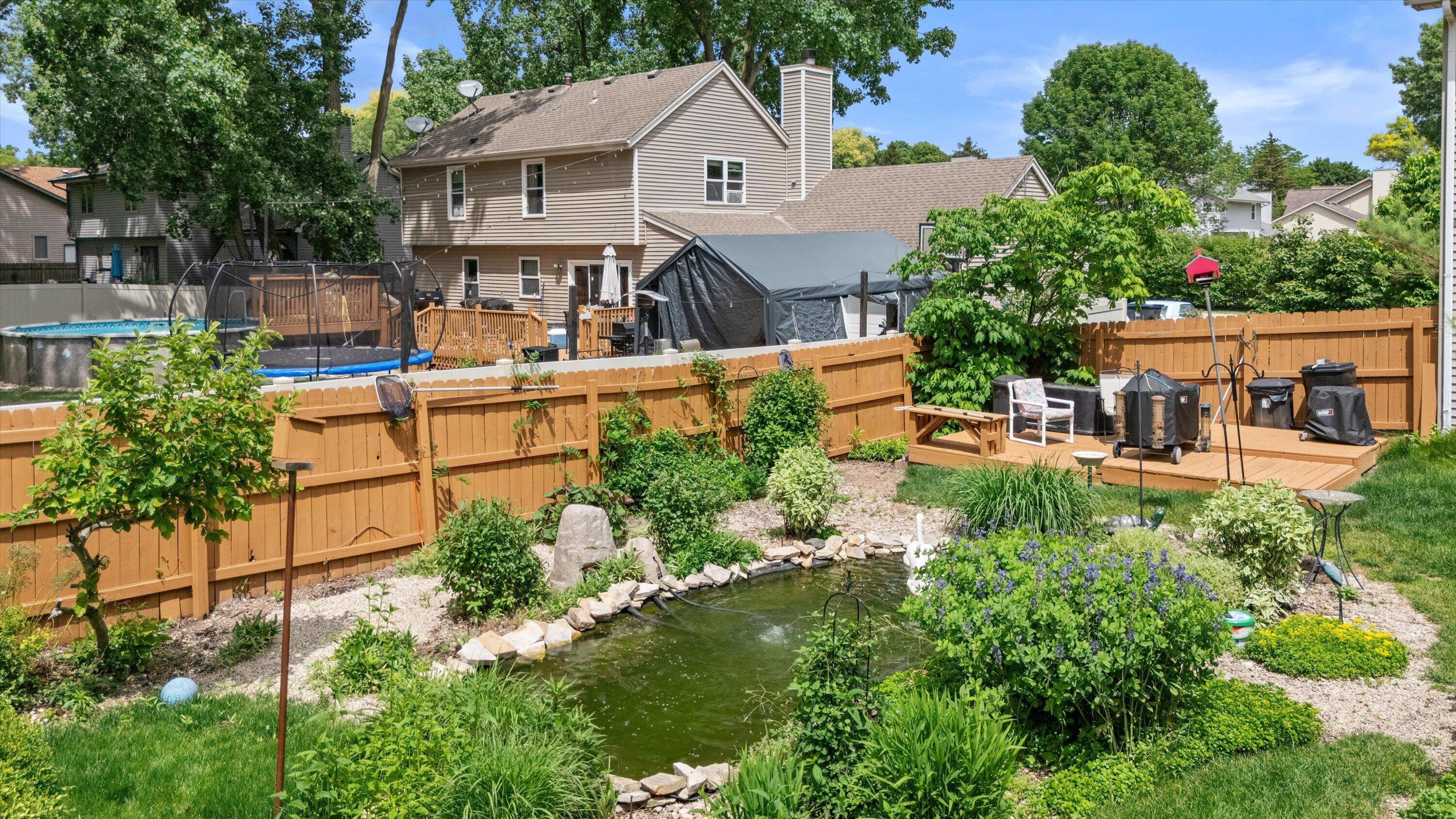3330 Wood Road Mount Pleasant, WI 53406 - Photo 42 of 46 Koi Pond