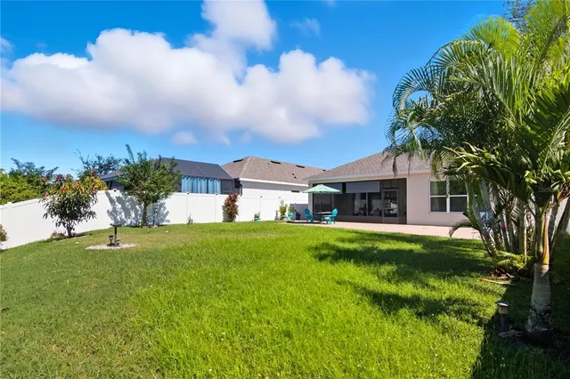 a house view with a garden space