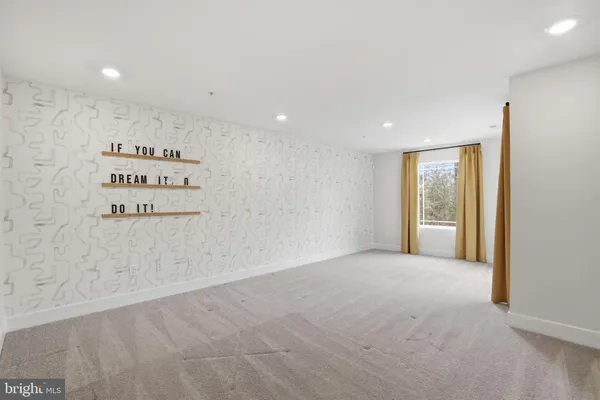 a view of an empty room