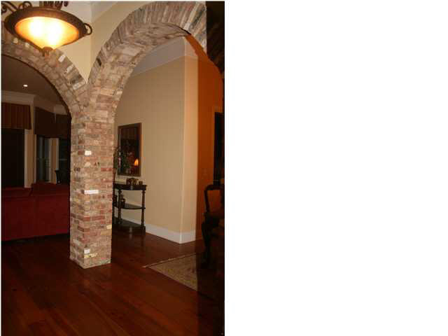 Beautiful exposed brick arches