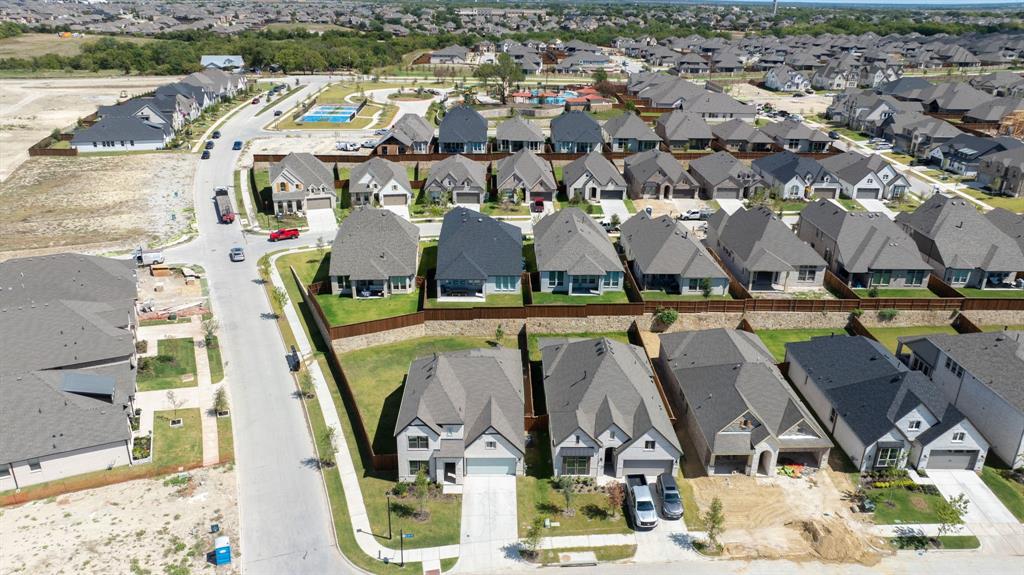 1348 Bay Laurel Road Fate, TX 75087 - Photo 34 of 35 an aerial view of residential houses with outdoor space