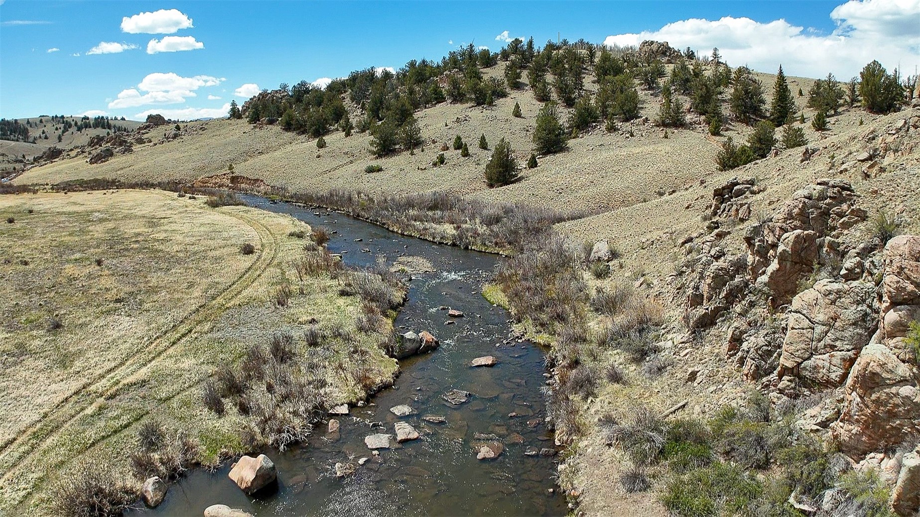 525 Swiggler Road Jefferson, CO 80456 - Photo 22 of 23 View of exclusive rights to fishing river