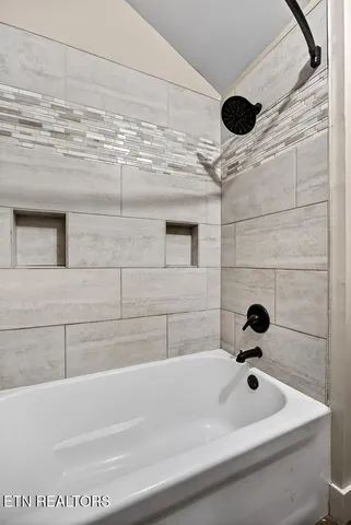 a view of a backyard with wooden floor