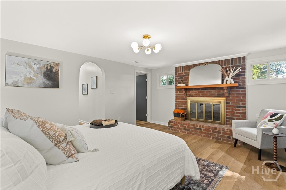 2221 Walz Drive Savannah, GA 31404 - Photo 24 of 44 Primary Bedroom with fireplace