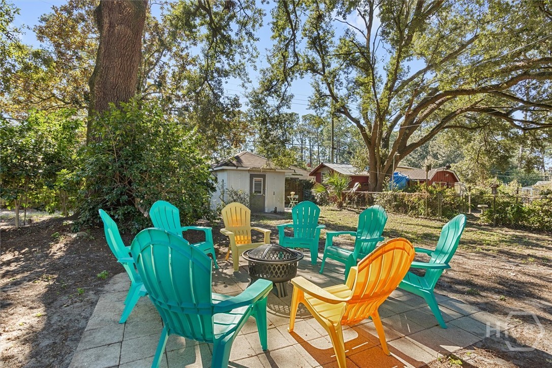 2221 Walz Drive Savannah, GA 31404 - Photo 40 of 44 Back Patio and firepit