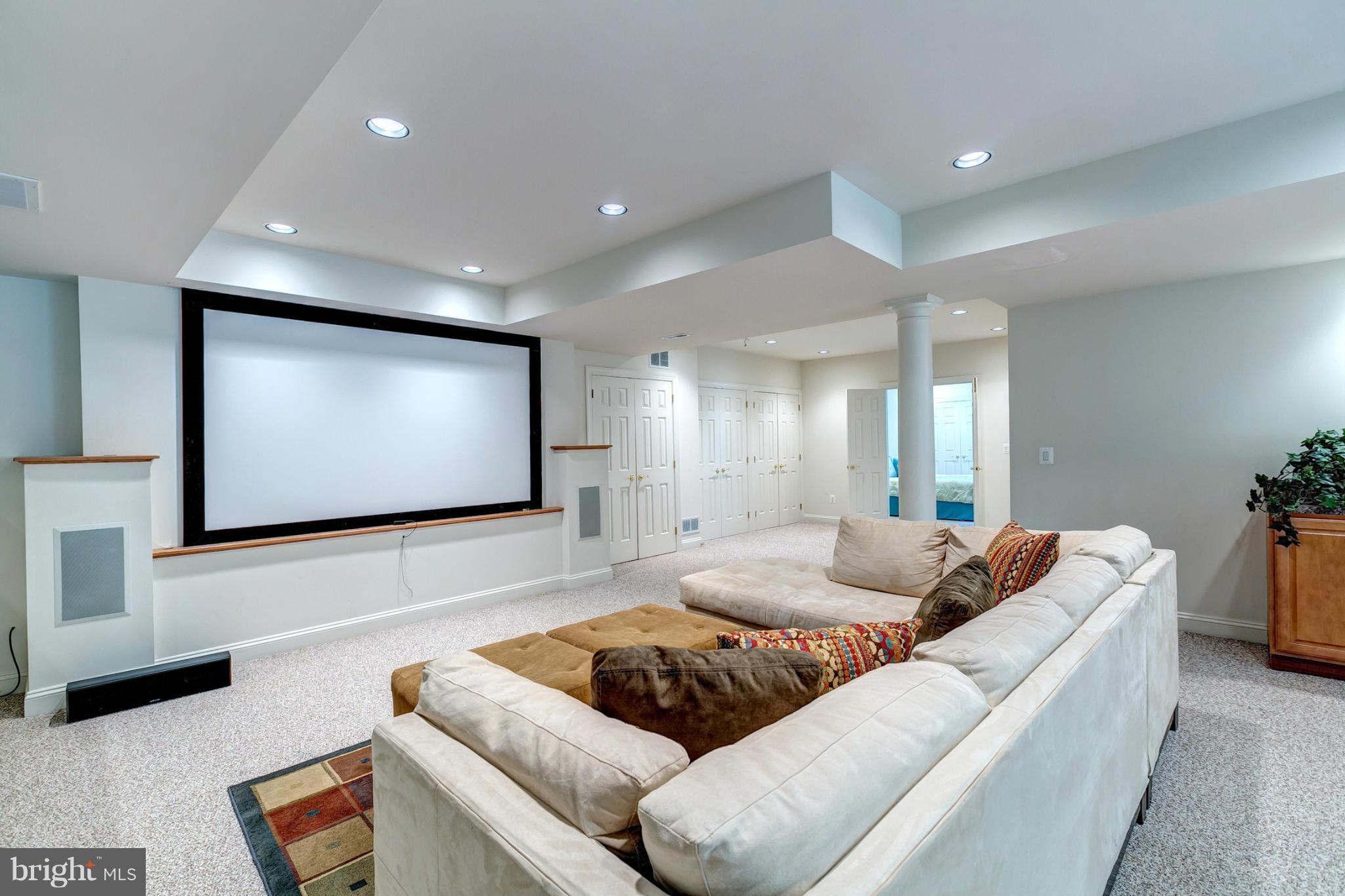 1217 Berans Road Owings Mills, MD 21117 - Photo 20 of 30 Recreation Room Perfect For Movie Night