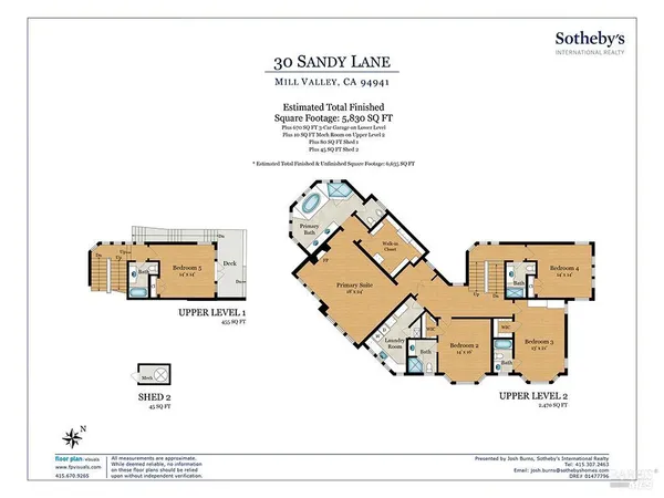 $6,995,000 | 30 Sandy Lane, Mill Valley, CA 94941