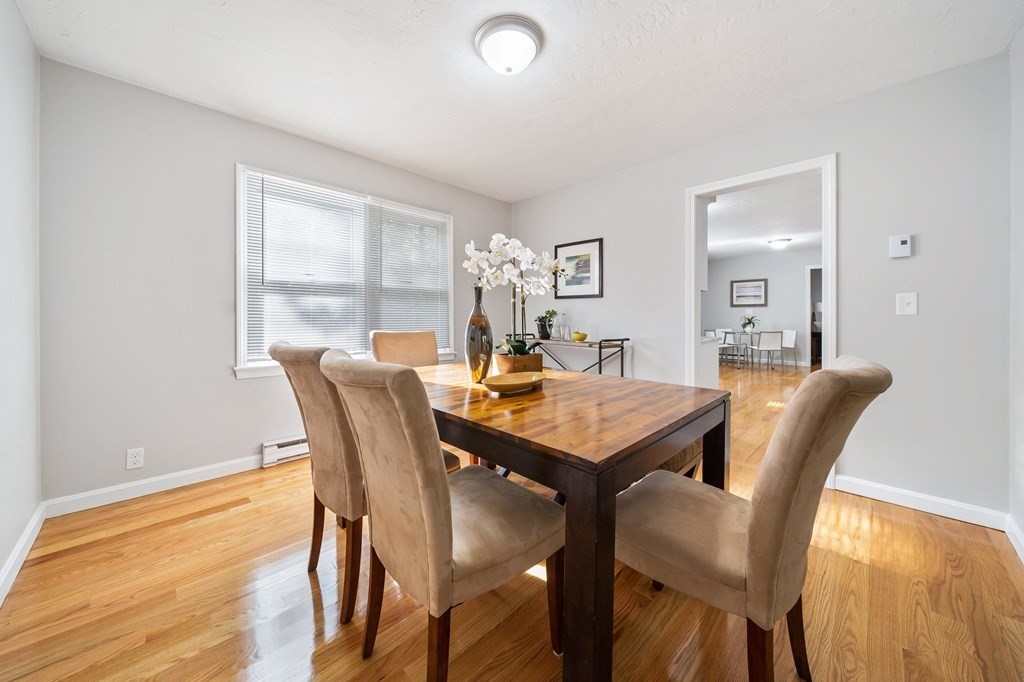 35 Old Village Road Sturbridge, MA 01566 - Photo 16 of 39 a view of a dining room with furniture and wooden floor