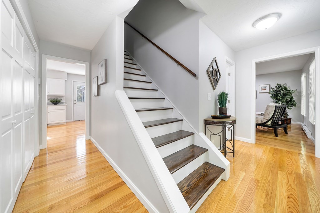 35 Old Village Road Sturbridge, MA 01566 - Photo 21 of 39 a view of entryway and hall with wooden floor