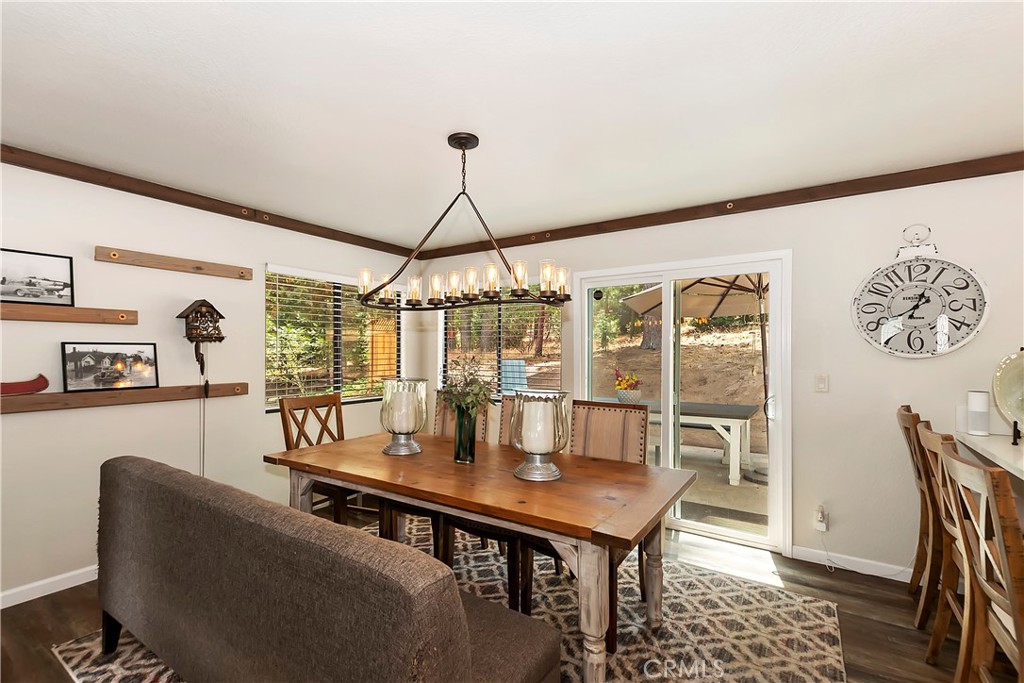 120 Pine Ridge Road Crestline, CA 92325 - Photo 18 of 58 a dining room with furniture and window