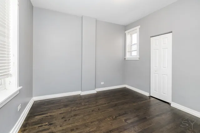 wooden floor in an empty room