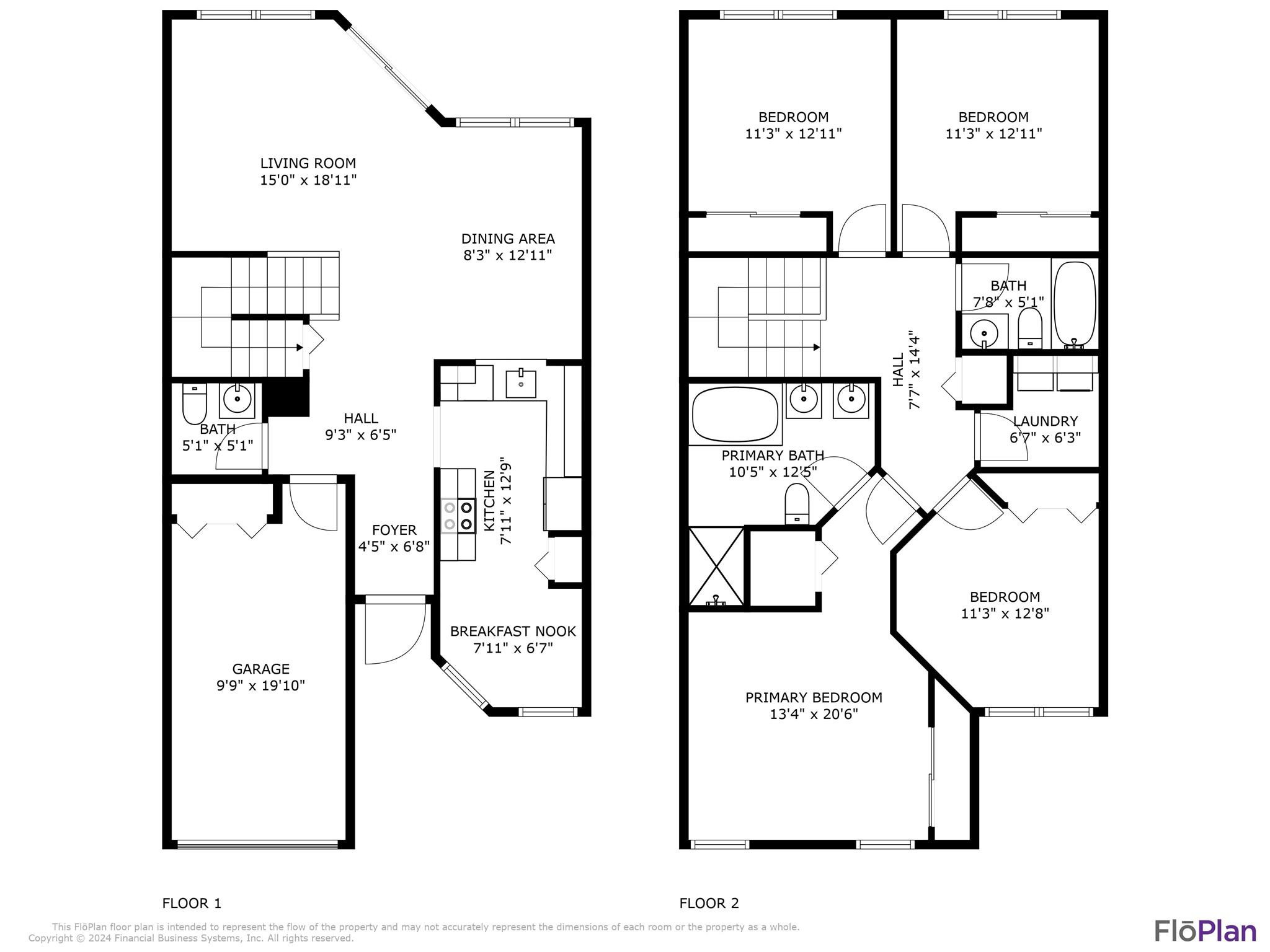 20950 Vía Azalea, Unit 3 Boca Raton, FL 33428 - Photo 38 of 38 Floor Plan