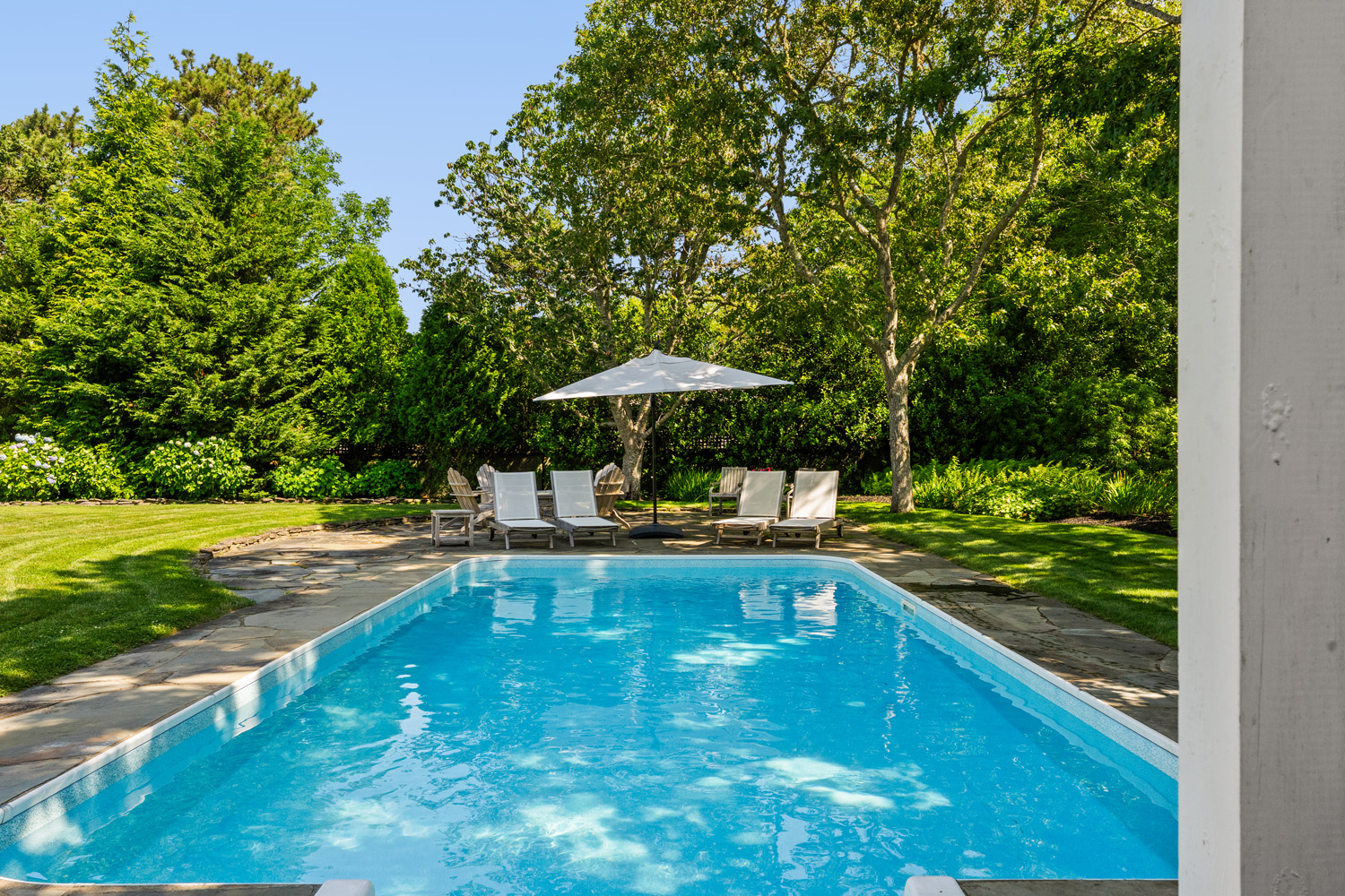 21 Kitts Field Circle Edgartown, MA 02539 - Photo 26 of 34 a view of a swimming pool with a patio