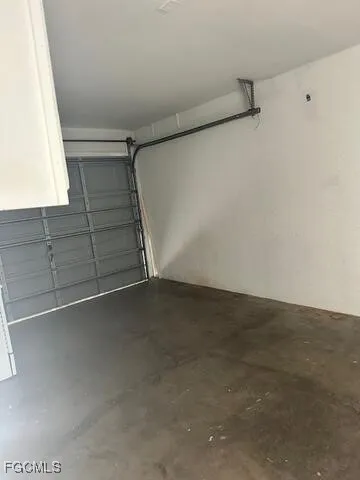 a view of a room with an empty space