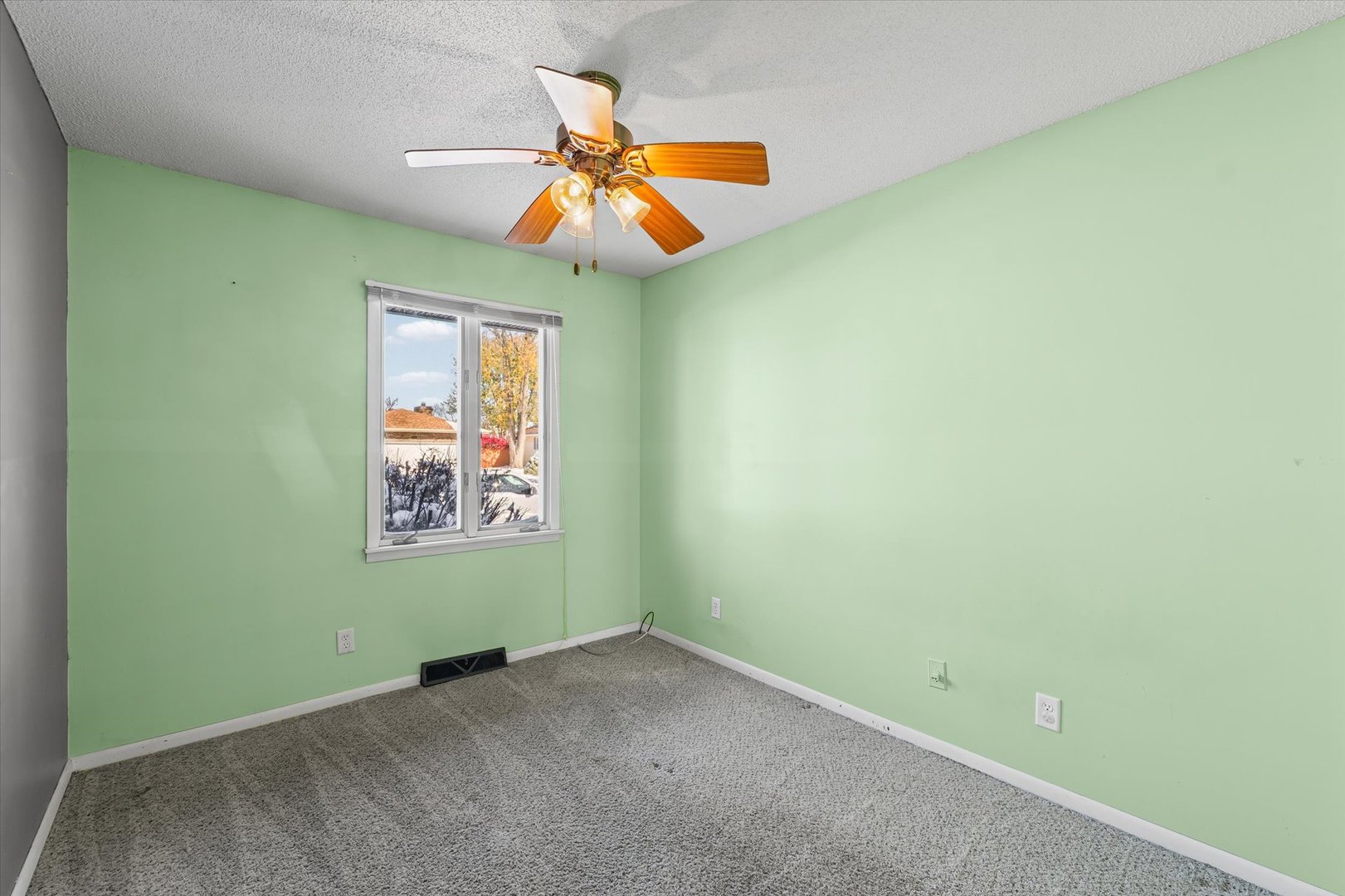 1058 North Drive Rantoul, IL 61866 - Photo 29 of 37 an empty room with a window and a fan