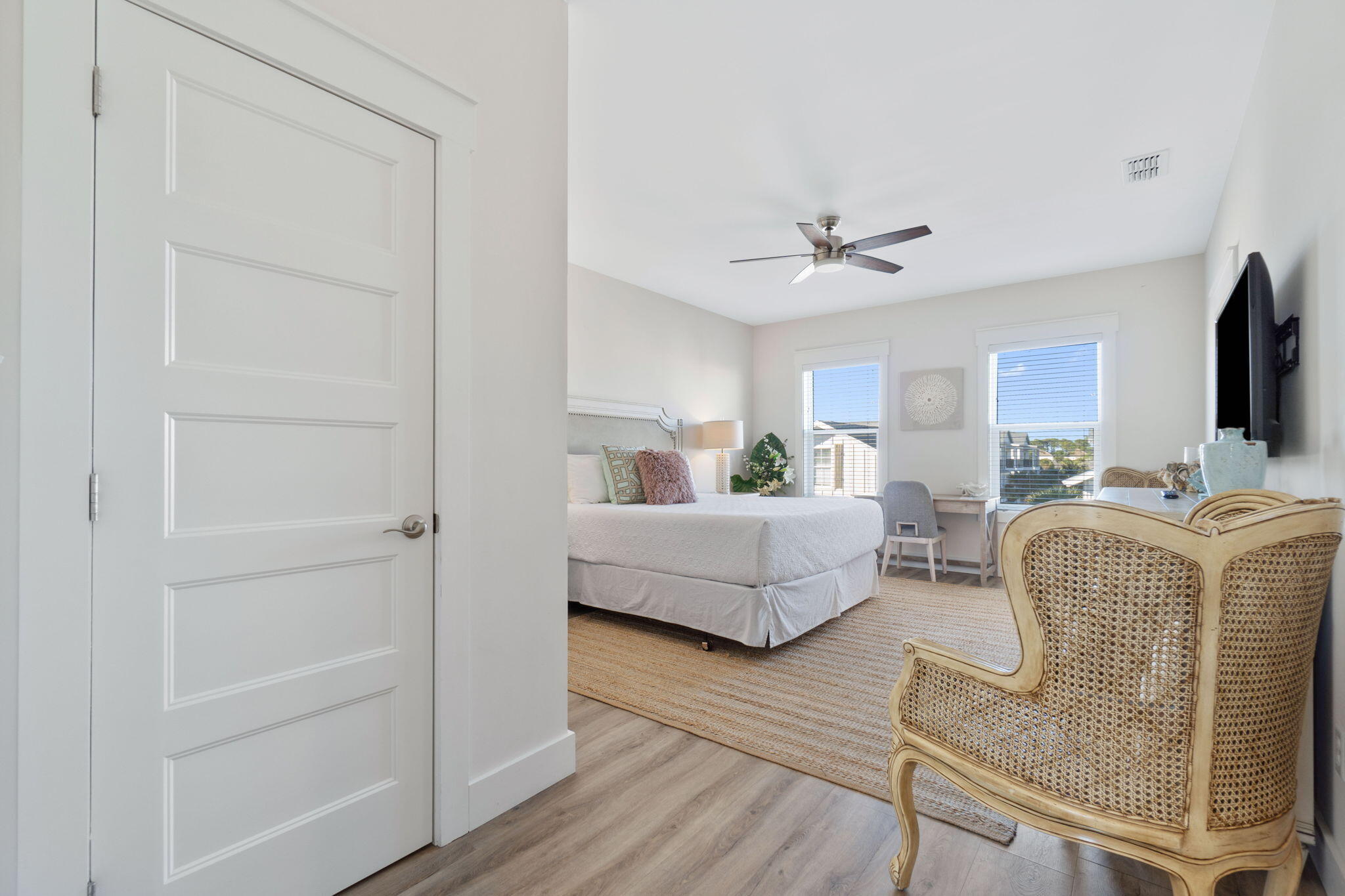 10 Blue Surf Lane Miramar Beach, FL 32550 - Photo 27 of 60 a living room with furniture and a flat screen tv