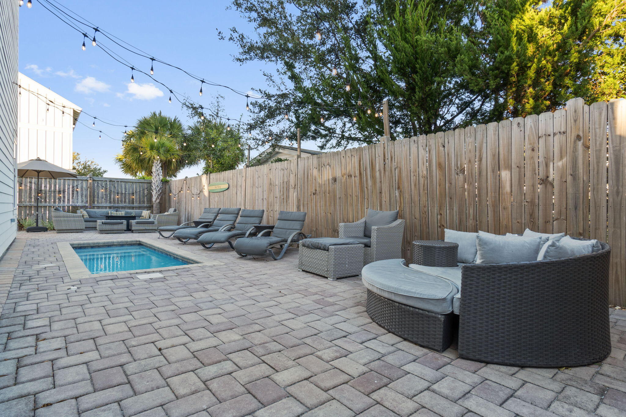 10 Blue Surf Lane Miramar Beach, FL 32550 - Photo 47 of 60 a view of a patio with couches and a fire pit