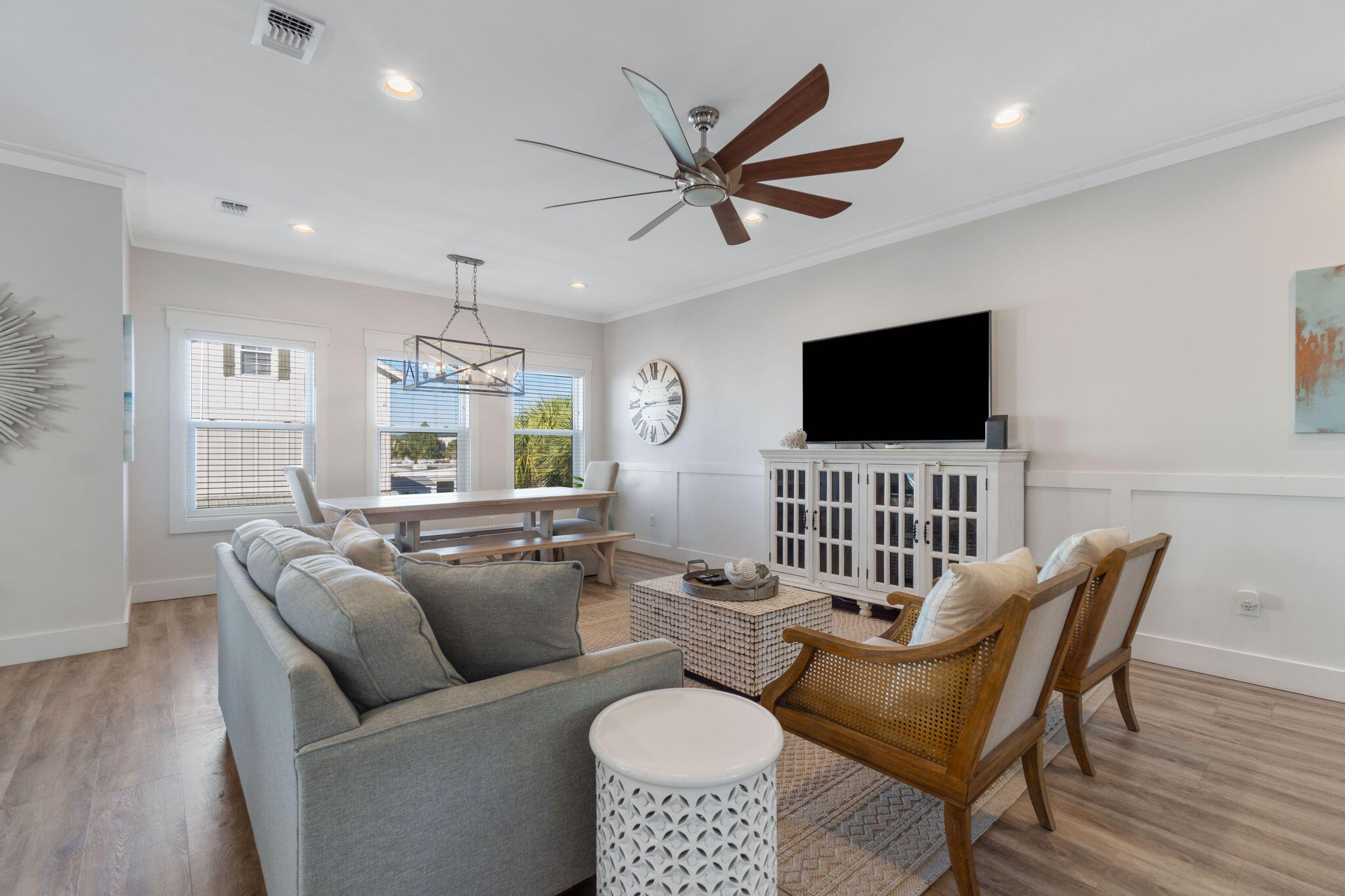 10 Blue Surf Lane Miramar Beach, FL 32550 - Photo 9 of 60 a living room with furniture and a flat screen tv