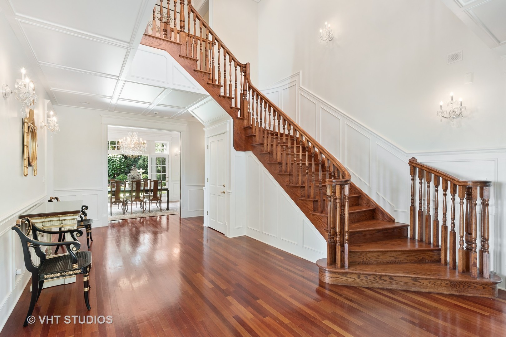 738 Tower Road Winnetka, IL 60093 - Photo 10 of 58 a view of entryway and hall with wooden floor