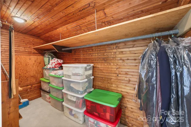 a view of storage and utility room