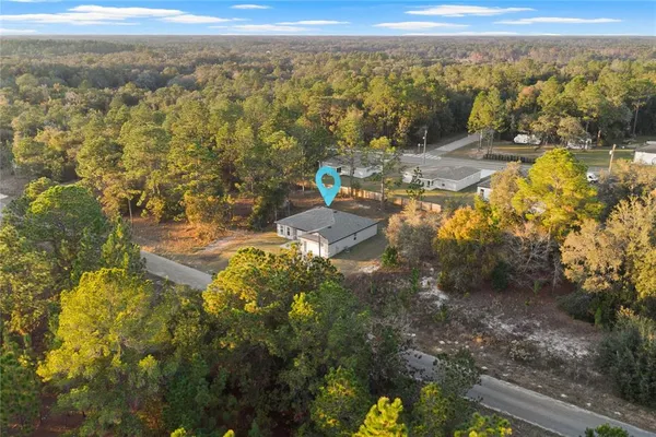 a view of a city with mountains in the background