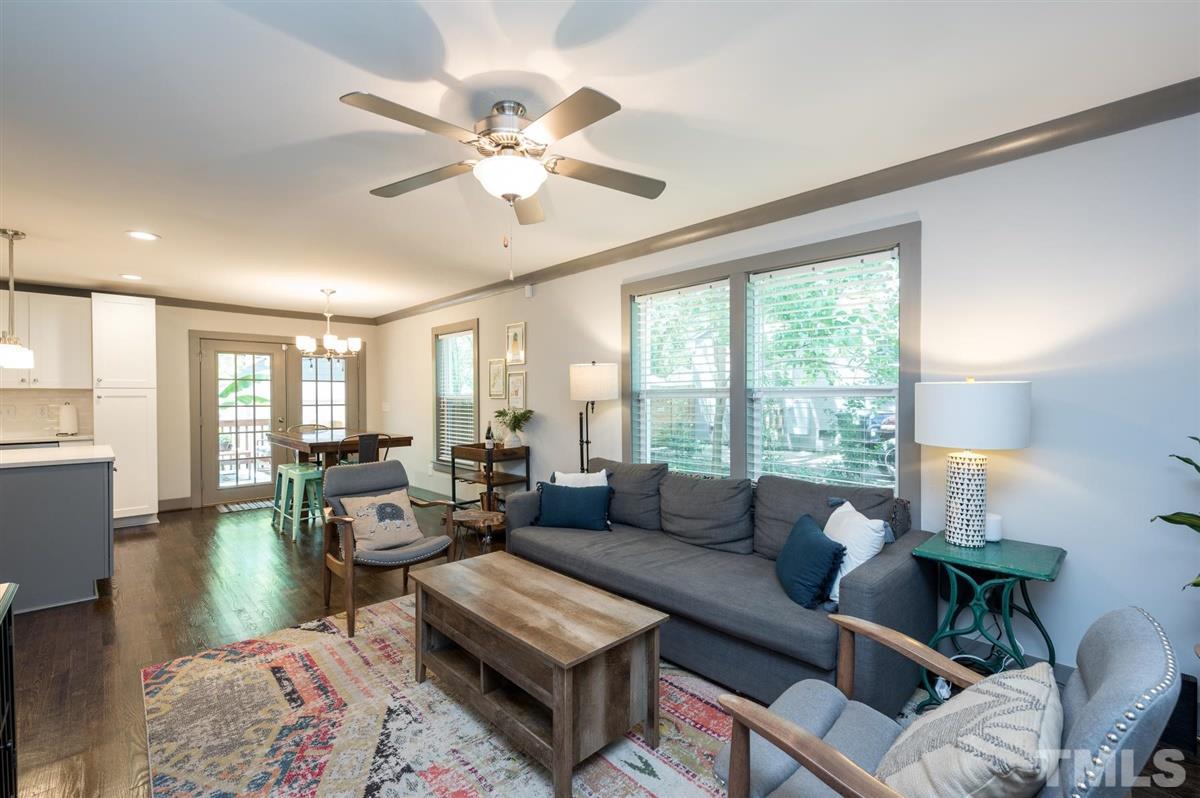 2446 Stevens Road Raleigh, NC 27610 - Photo 11 of 30 a living room with furniture and a large window