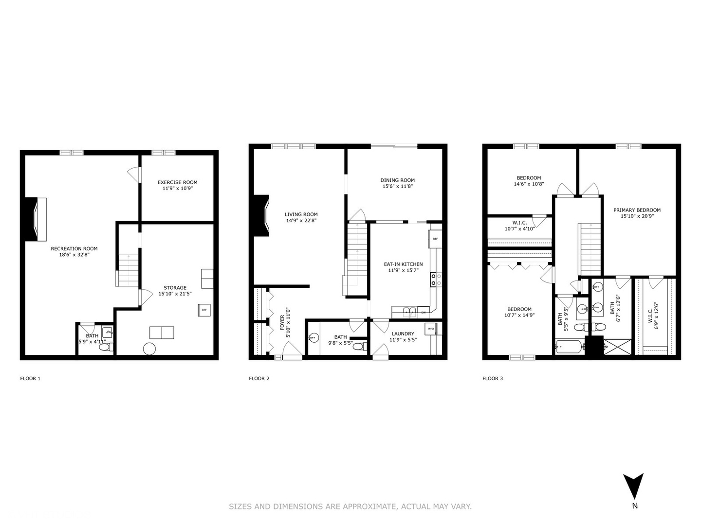 1483 West Shire Circle Inverness, IL 60067 - Photo 20 of 23 a picture of a floor plan