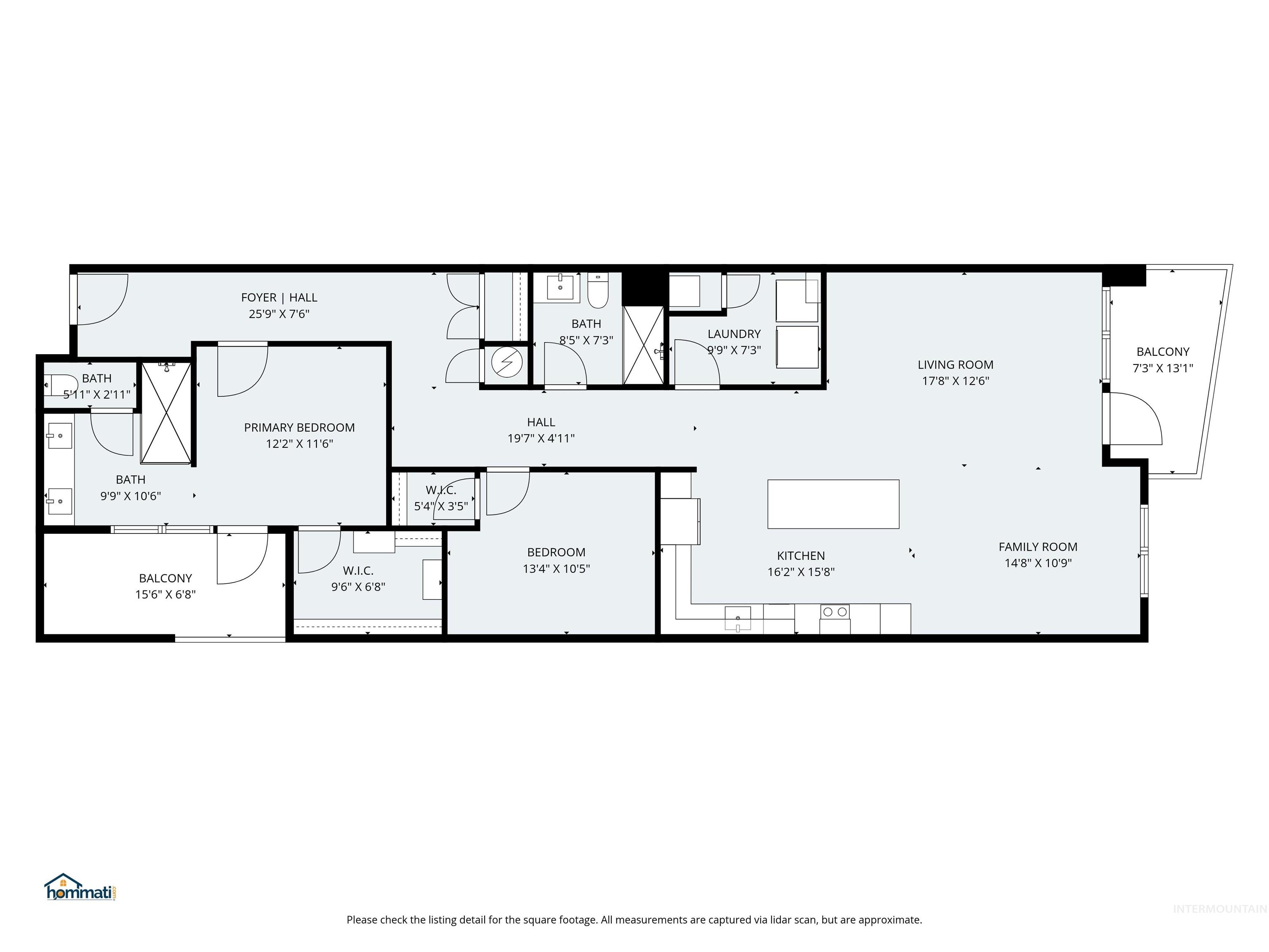 119 South 10th Street, Unit 307 Boise, ID 83702 - Photo 47 of 47 Floor plan