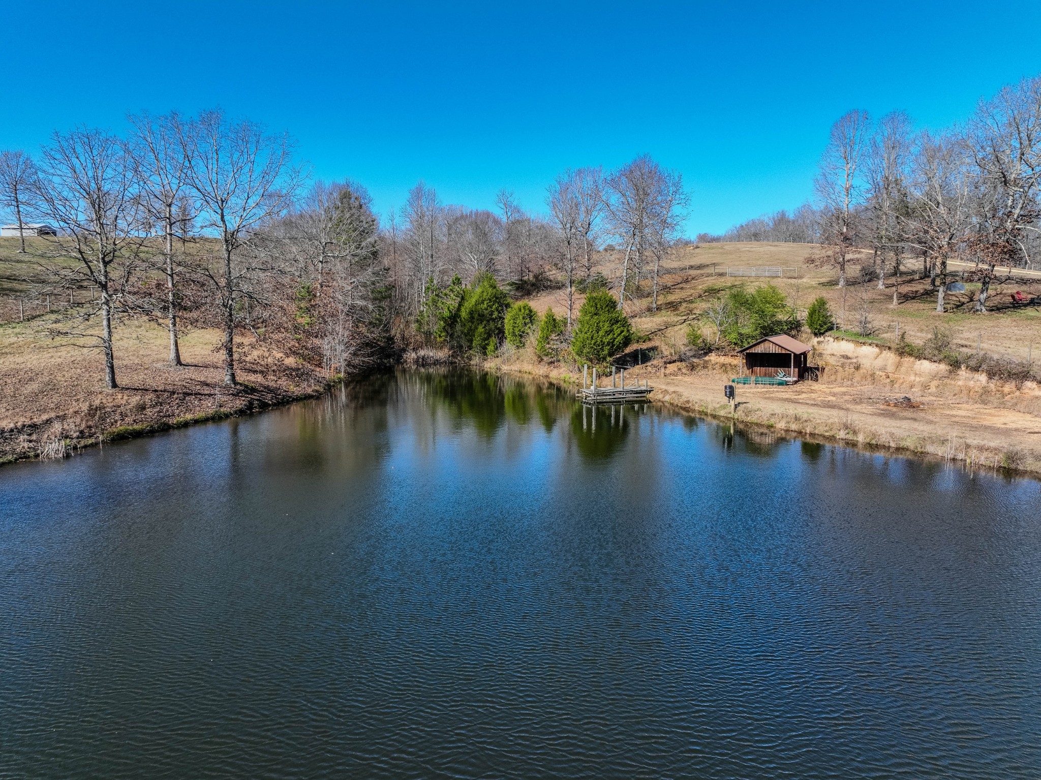 875 Waterloo Road Westpoint, TN 38486 - Photo 24 of 59 a view of a lake with houses