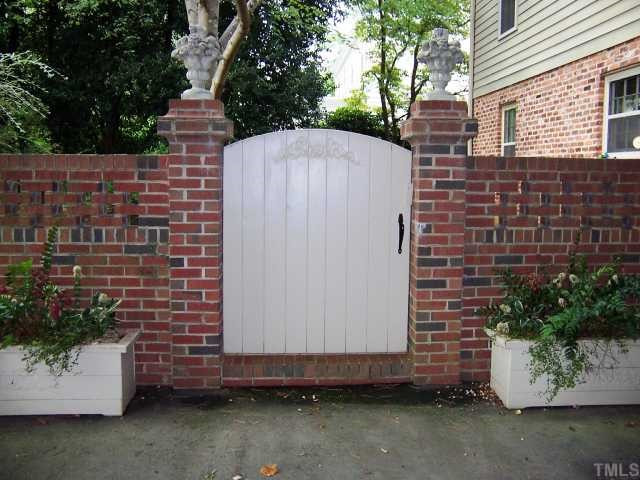 3301 Landor Road Raleigh, NC 27609 - Photo 12 of 12 Walled garden entrance