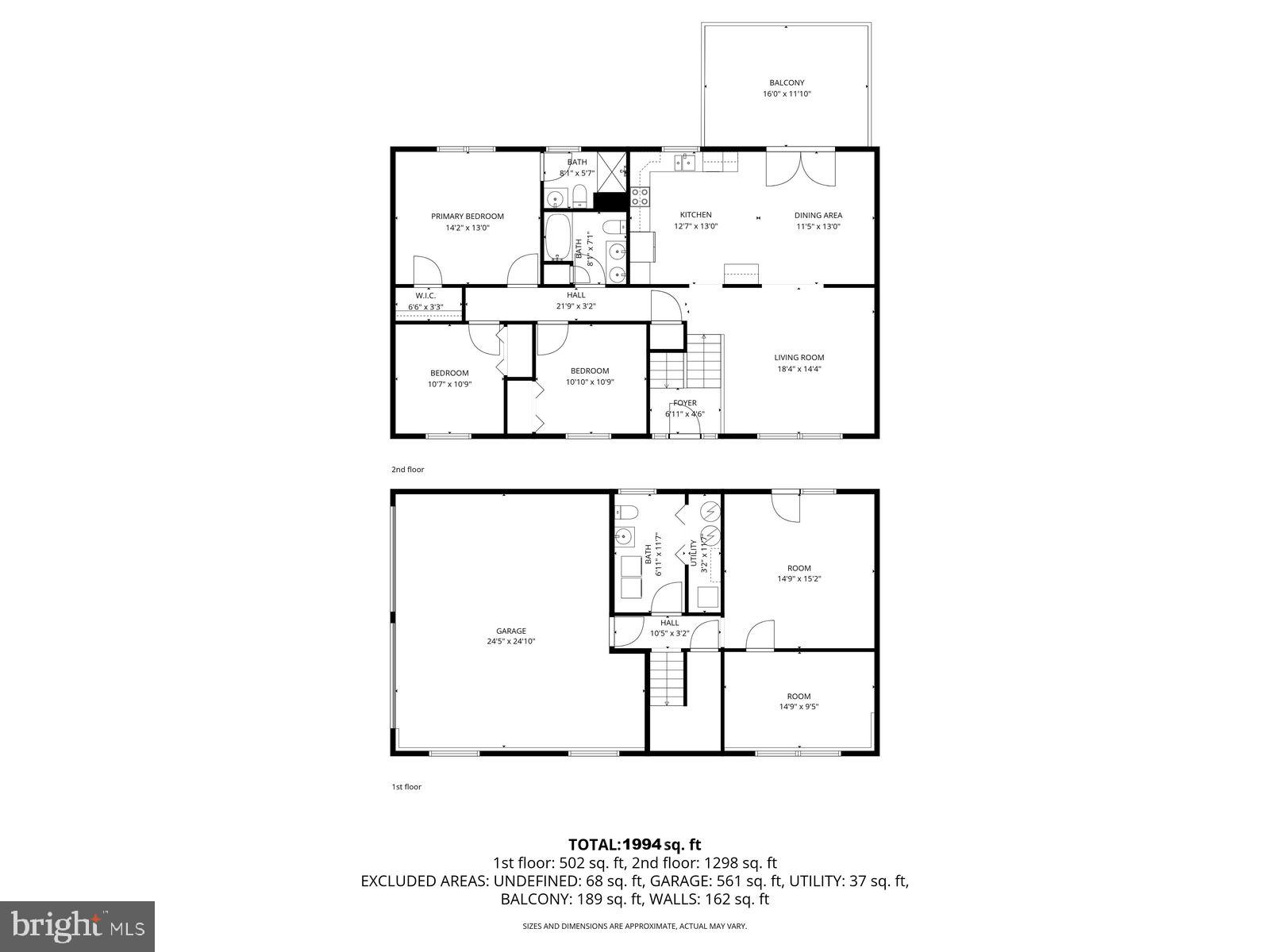 119 Chester Road Enola, PA 17025 - Photo 40 of 40 1st & 2nd Floor Combined Floorplan