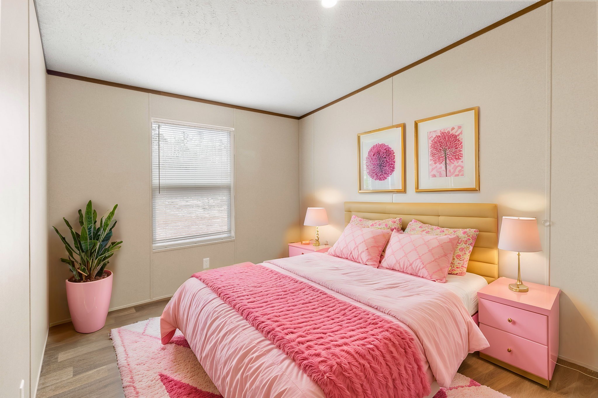 245 Rustic Way Livingston, TX 77351 - Photo 14 of 33 a bedroom with a bed and a painting on the wall