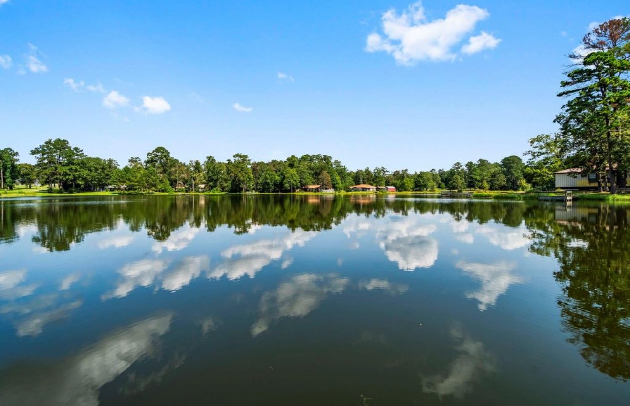 245 Rustic Way Livingston, TX 77351 - Photo 29 of 33 a view of a lake with couches in the back