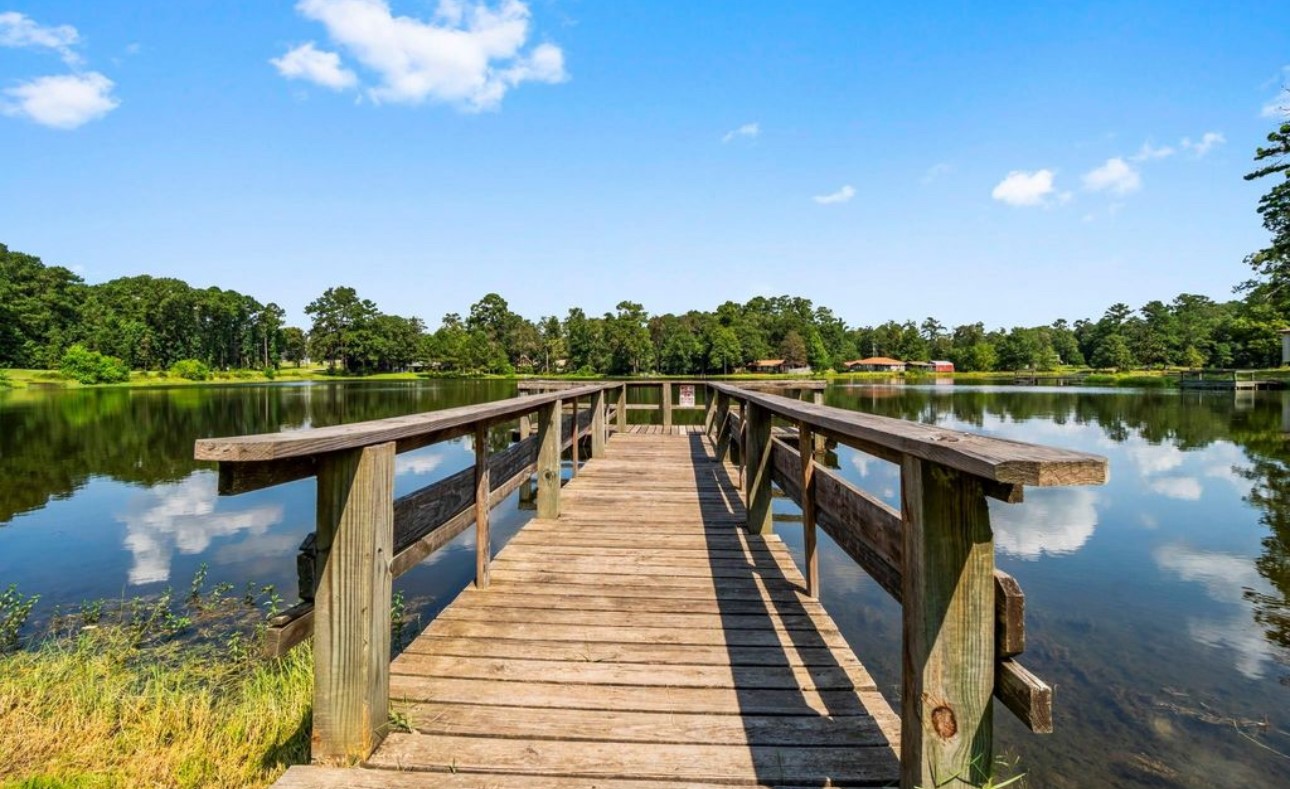 245 Rustic Way Livingston, TX 77351 - Photo 30 of 33 a view of a lake with a floor