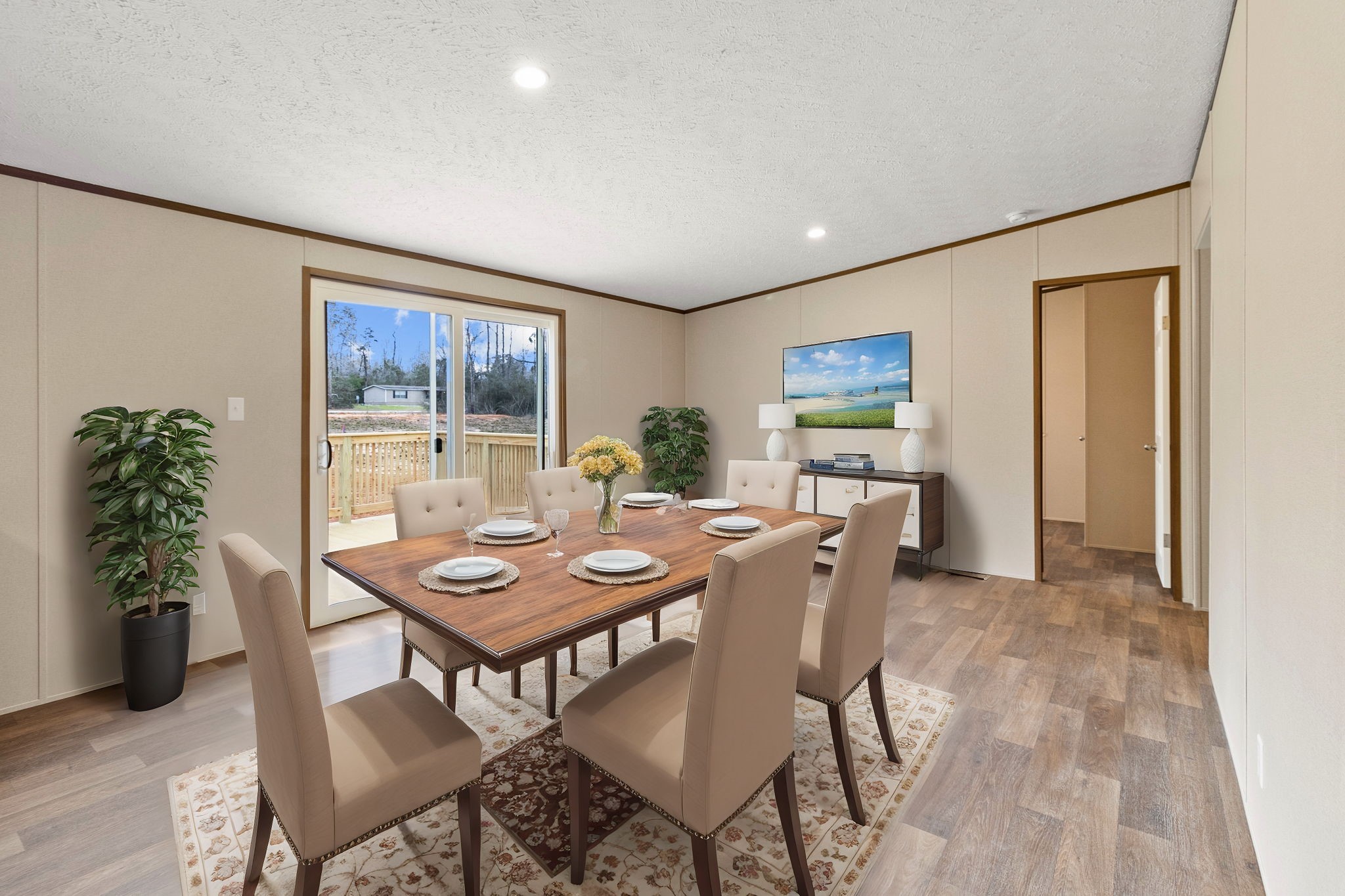 245 Rustic Way Livingston, TX 77351 - Photo 9 of 33 a view of a dining room with furniture