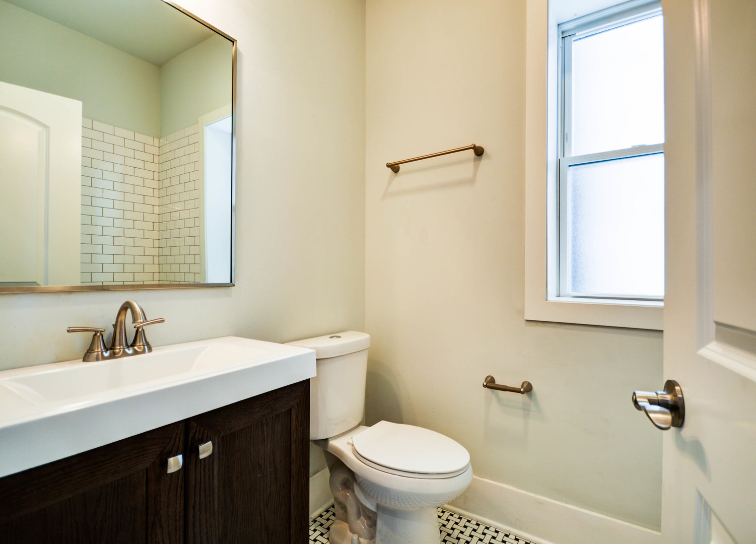 1724 West 21st Street, Unit 3F Chicago, IL 60608 - Photo 9 of 13 a bathroom with a sink and a toilet