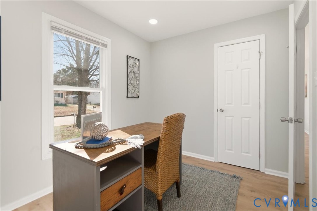 5712 Retriever Road Richmond, VA 23237 - Photo 24 of 40 Home office with light wood finished floors and re